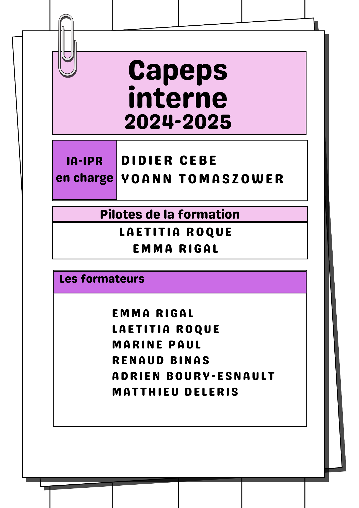 capeps interne formation