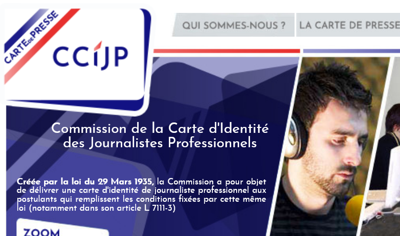 Commission de la Carte d'Identité des Journalistes Professionnels