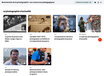 Lumni Enseignants - Bicenteanire de la photographie - La photographie d'actualité