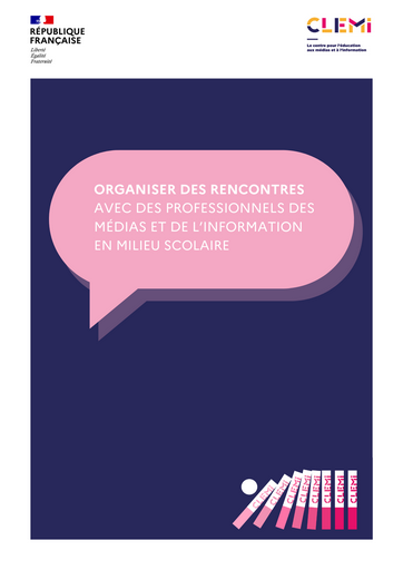 CLEMI Vademecum rencontres professionnels