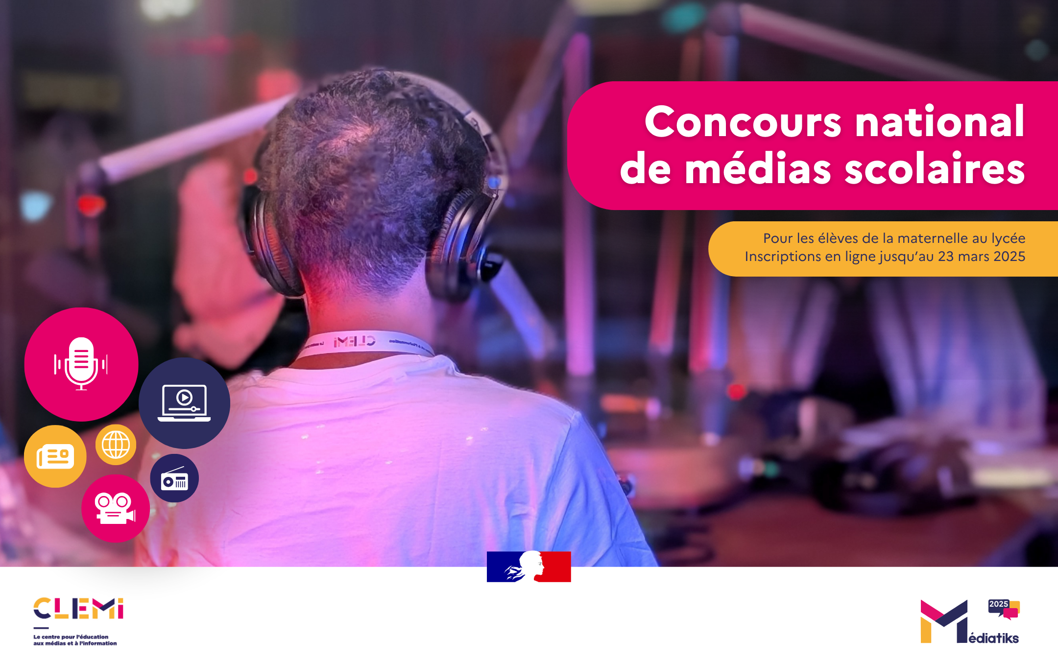 Bannière web Médiatiks 2025