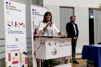 Madame la rectrice, remise des prix Médiatiks Montpellier 2023