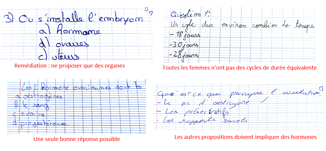 Exemple de questionnement