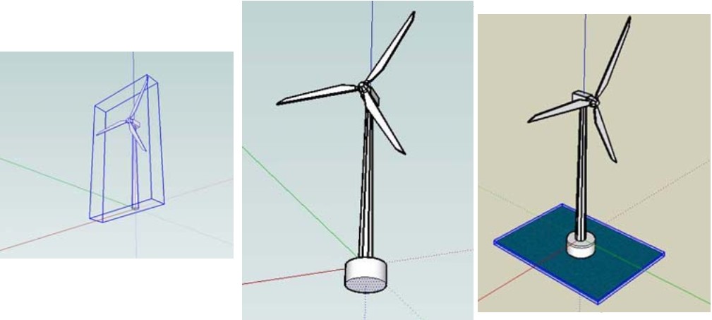 Construction du modèle 3D d'éolienne