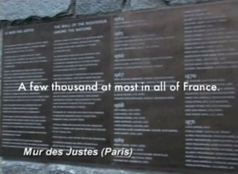 Le mur des Justes