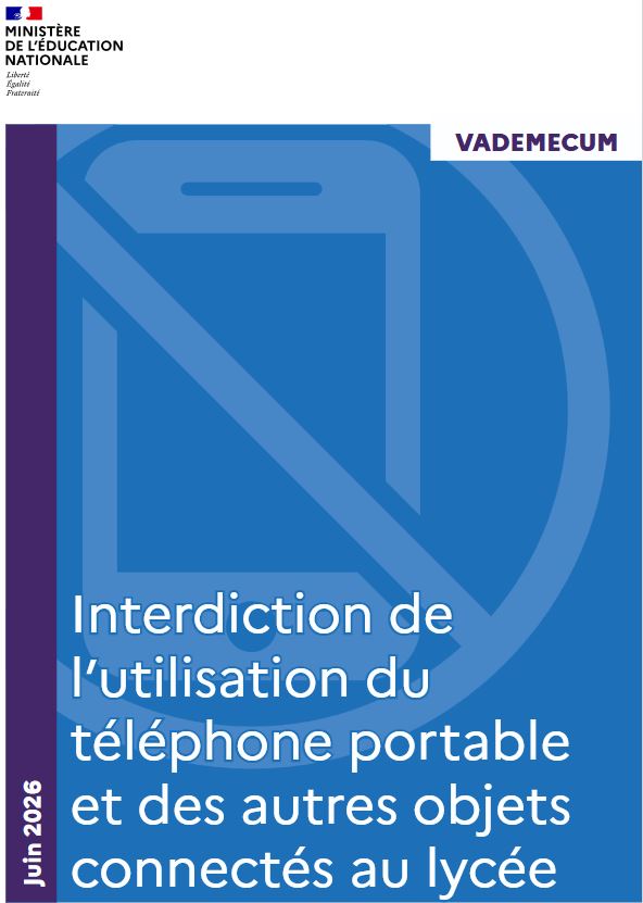 Capture couverture Vademecum-telephone-portable-lycée