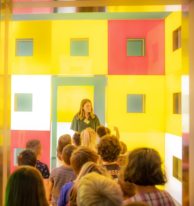 Atelier au Mrac Occitanie, Sérignan. Photo Christelle Espinasse.