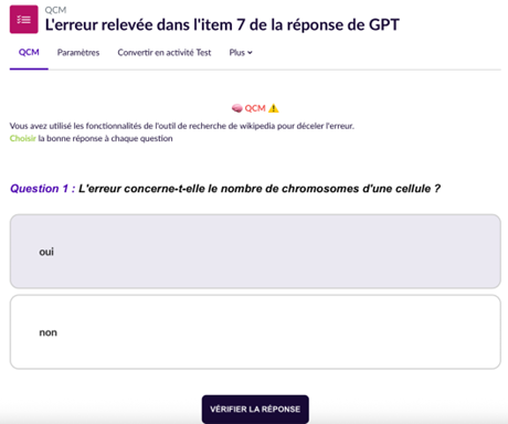 ELEA progression QCM