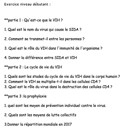 exercice guidé IA