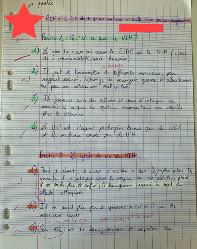 exemple de réponse