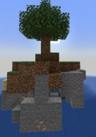 Un arbre dans Mincecraft