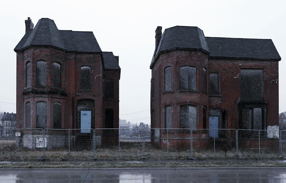 Villas abandonnées à Détroit