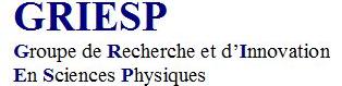 Logo GRIESP (Groupe de recherche et d’innovation en sciences physiques)