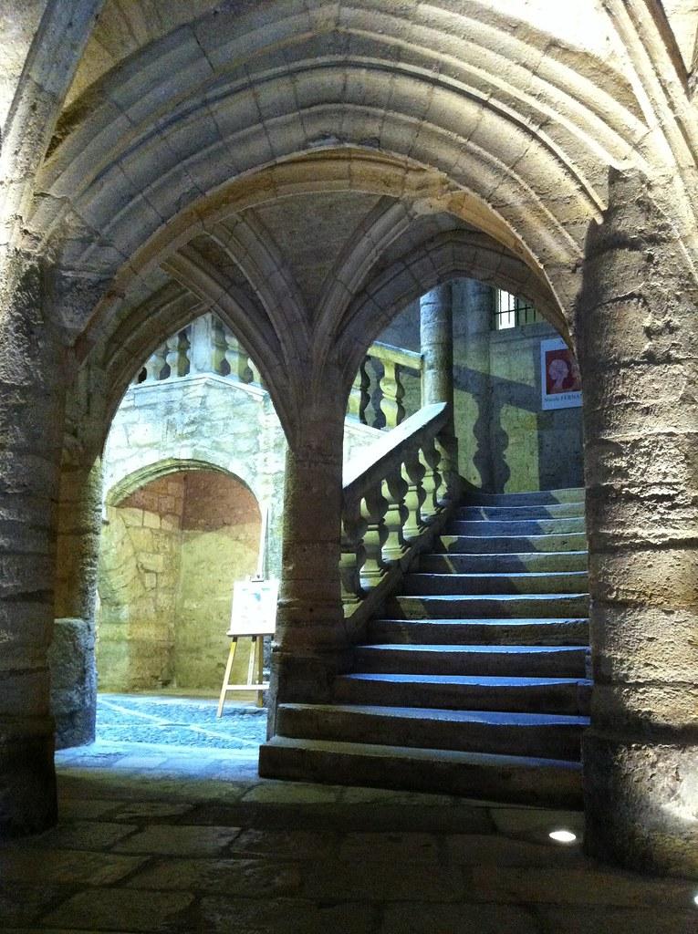 escaliers de l'Hôtel de Lacoste, Pézenas 