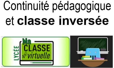 Logo Classe inversée avec un ecran d’ordinateur