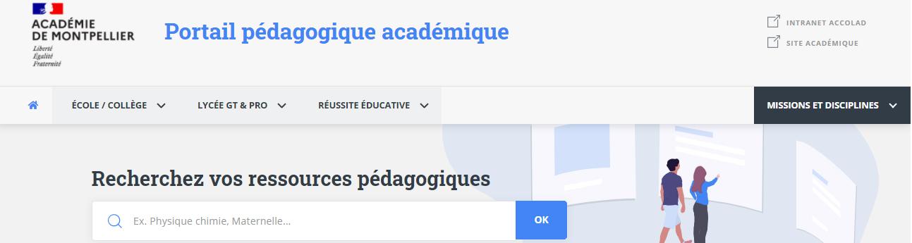 Copie d’écran de la partie supérieure du PPA
