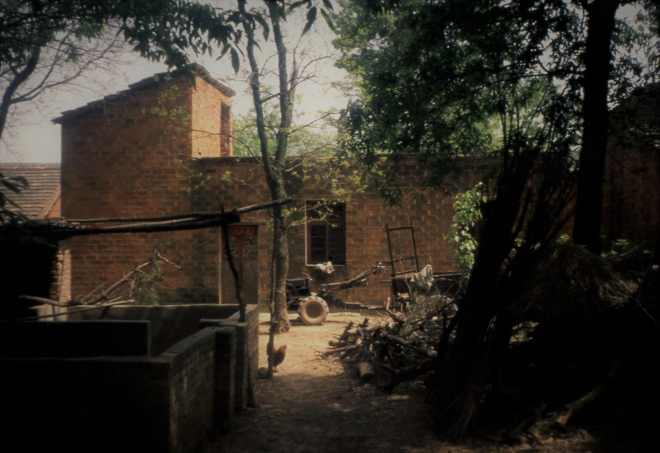 Une ferme près de Wuhan