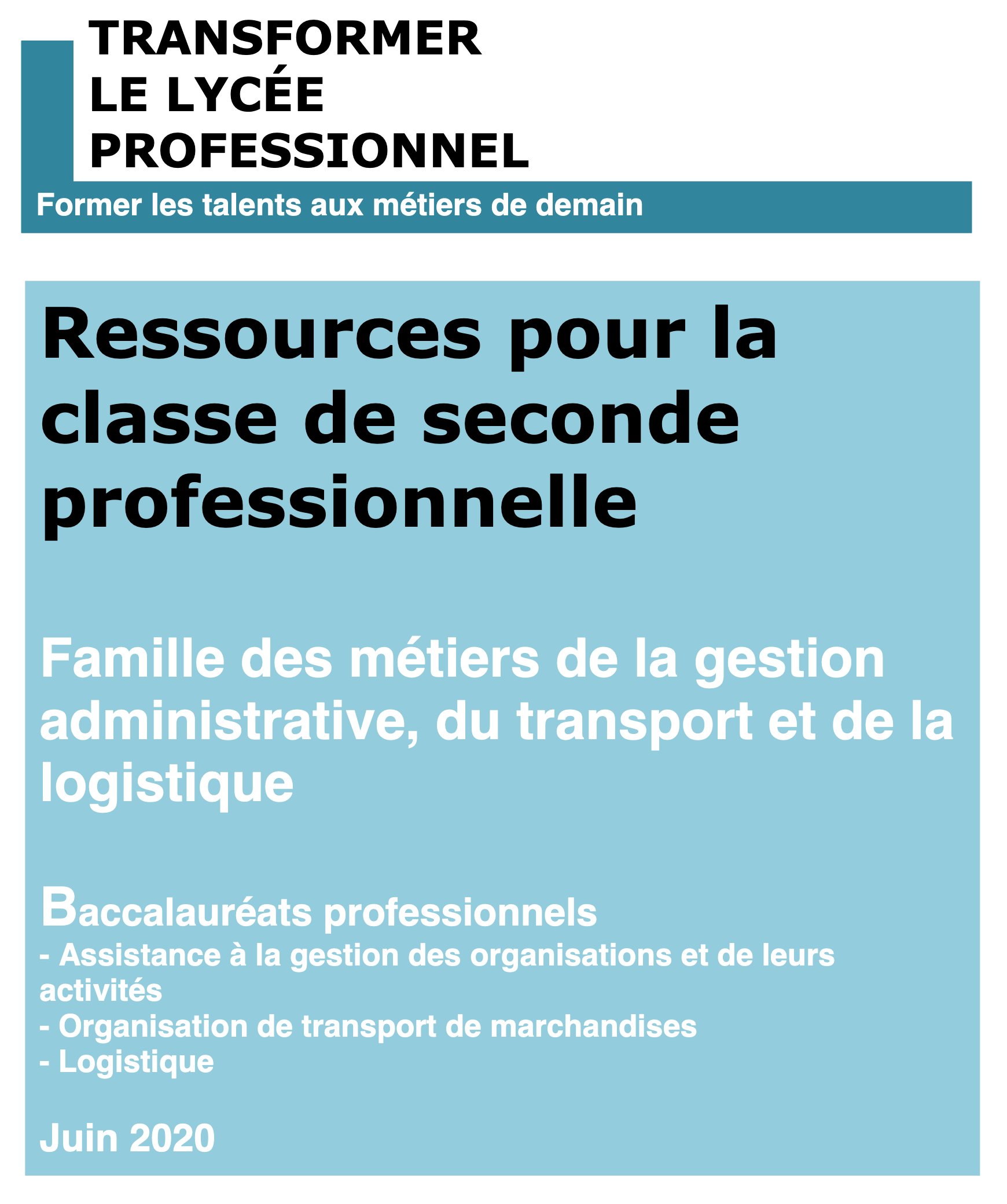 GATL famille métiers