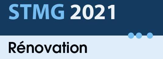 Logo de la rénovation STMG 2021