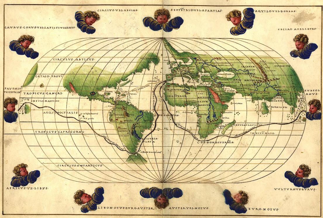 Portolan Atlas by Battista Agnese (1544)