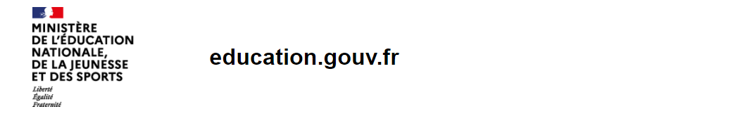 Bandeau education.gouv.fr