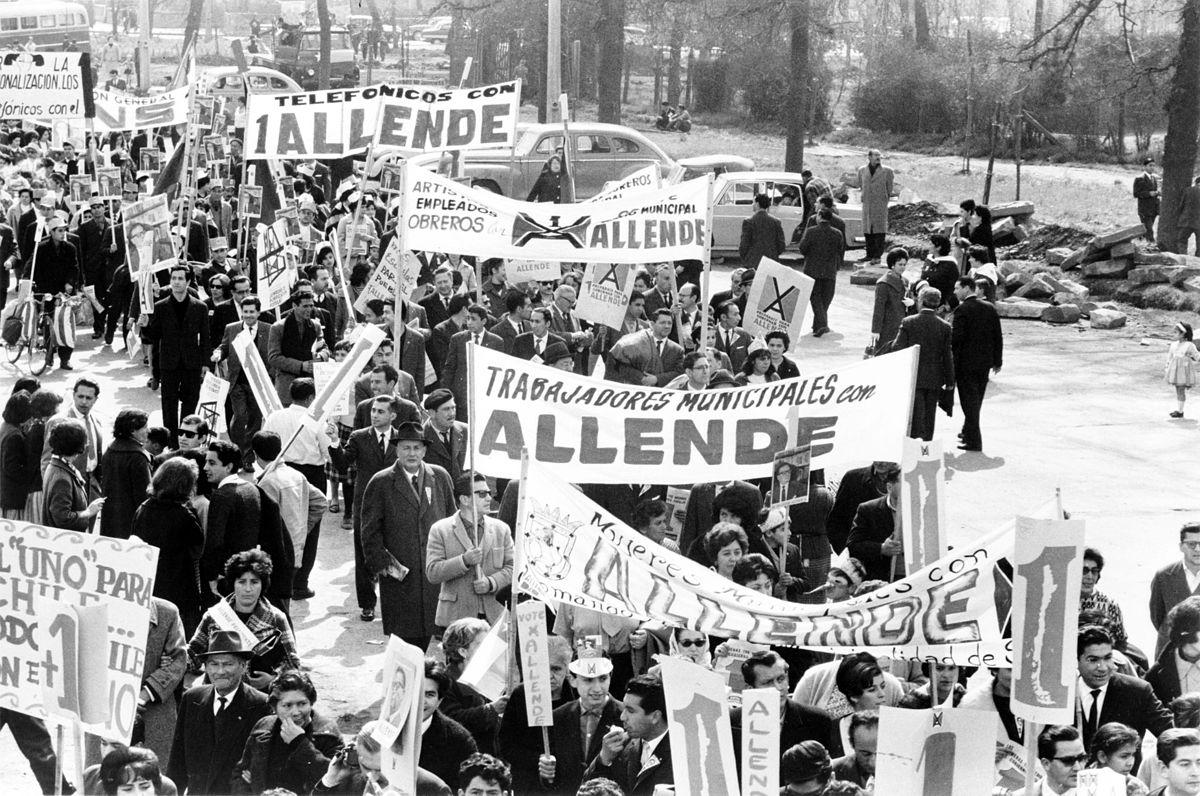 marche pour Allende, Septembre 1964