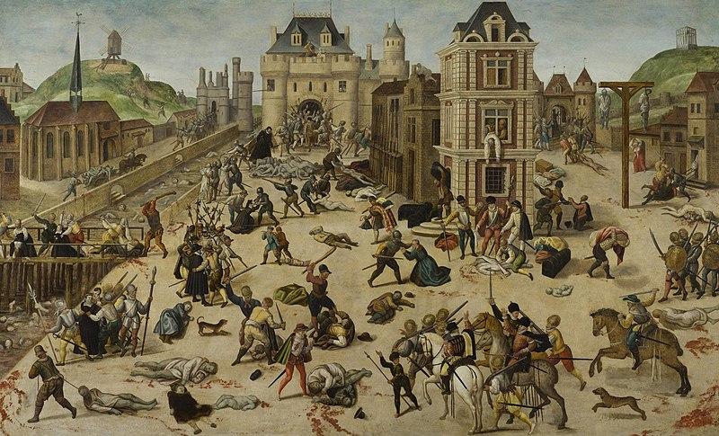 Le  massacre de la Saint-barthélémy