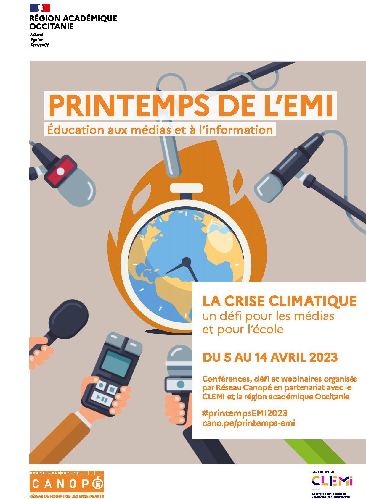 affiche du printemps de l'EMI 2023