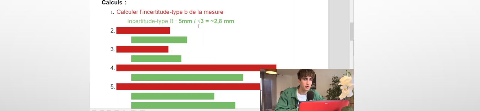 Des graphes sur les incertitudes