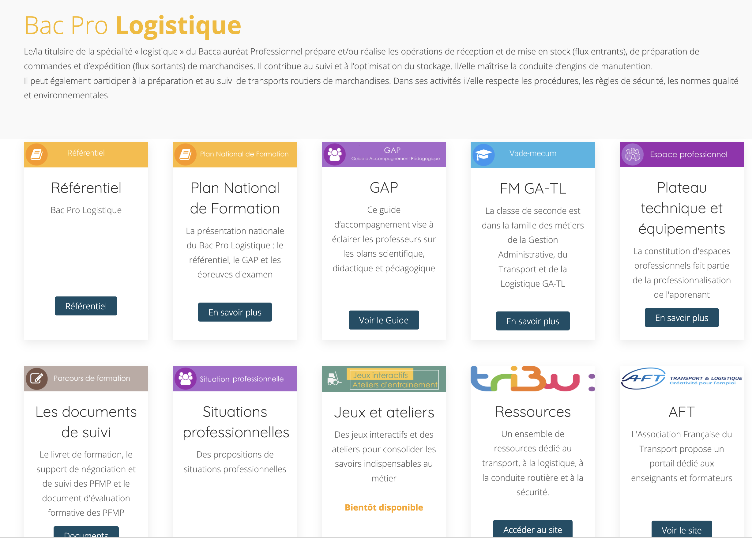 BP logistique