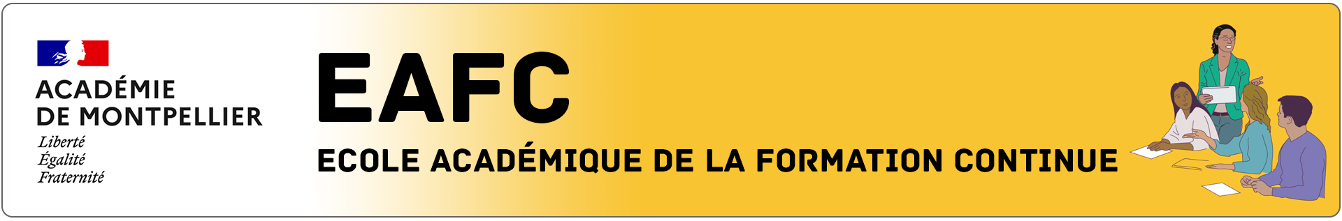 Logo EAFC : école académique de la formation continue