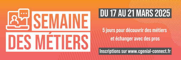 semaine des métiers mars 2025