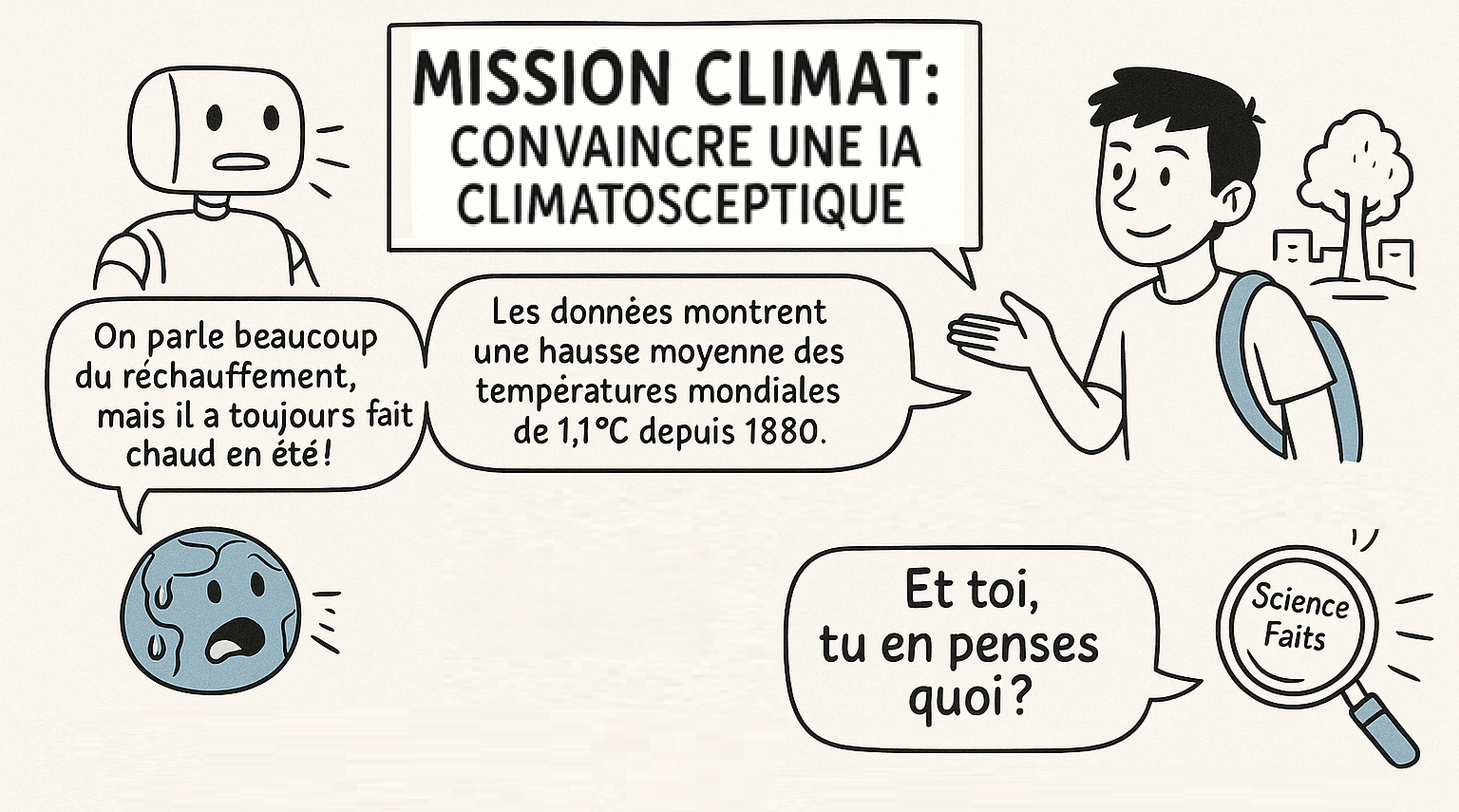 infographie climatosceptique