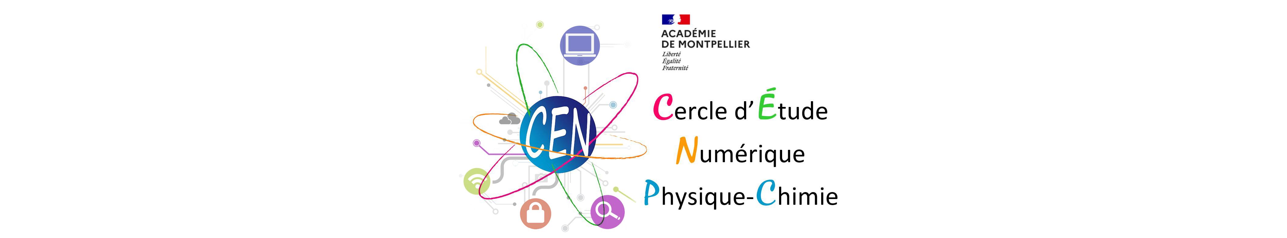 Logo CEN-PC : Cercle d’Étude Numérique Physique-Chimie de l’académie de Montpellier