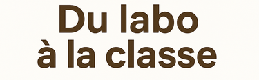 Logo du labo à la classe