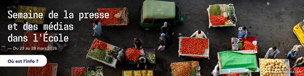 Bandeau 37ème Semaine de la presse et des médias dans l'Ecole 2026