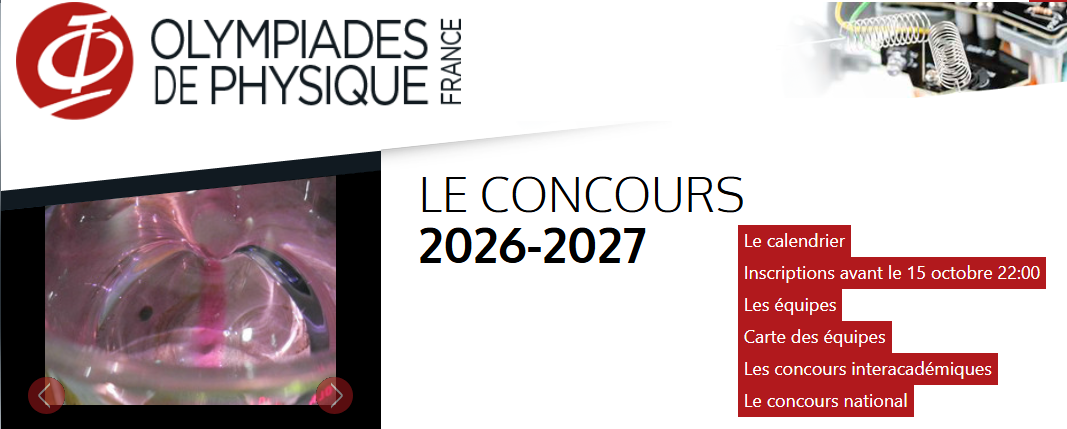 Olympiades de physique France