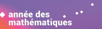 Visuel du logo de l'année des mathématiques 2020