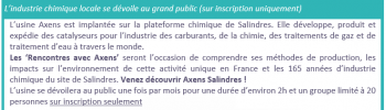 Logo Axens et photo de l’usine