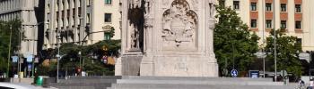Statue de Christophe Colomb à Madrid