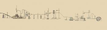 Dessin de matériels de laboratoire de chimie