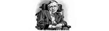 Dessin de Stephen Hawking