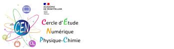 Logo CEN-PC : Cercle d’Étude Numérique Physique-Chimie de l’académie de Montpellier